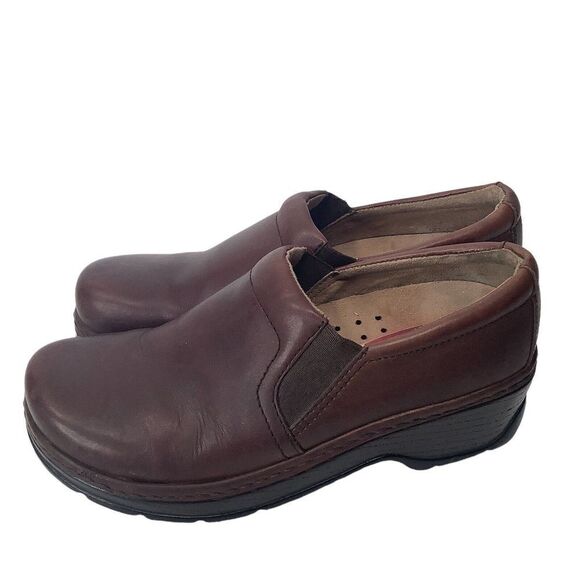 Klogs USA Women's Brown Clog Shoes size 9.5 M Leather Upper Comfort Slip on - Picture 7 of 12